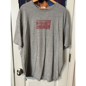 Vintage Nike Midtown Athletic Club Graphic T-Shirt Gray XXL Distressed 90s Mens